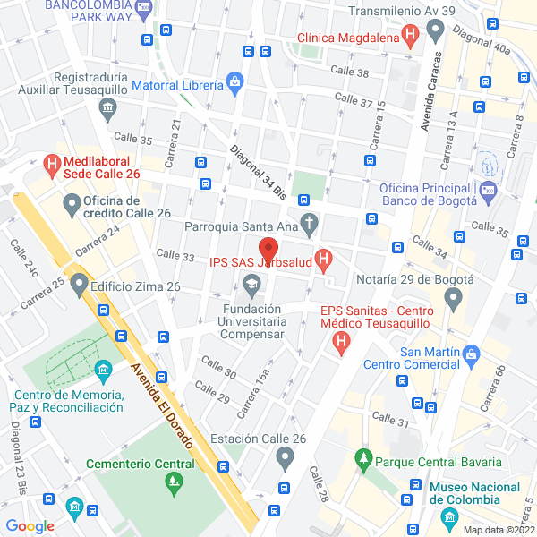 Map of Luvana & Cía. Sca