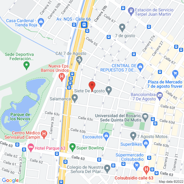 Map of Mascota Industrial