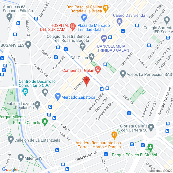Map of Master Color Express