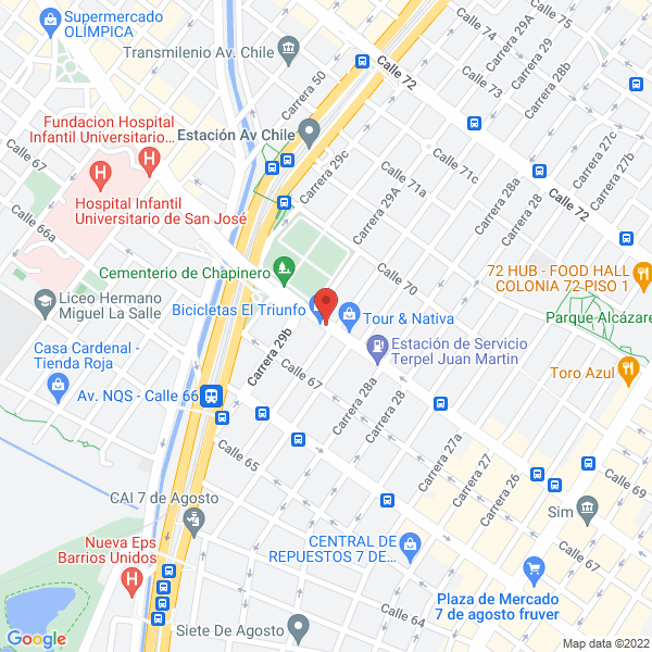 Map of Materiales Mesa S.A.S