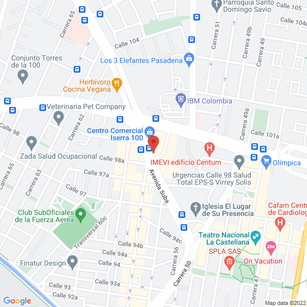 Map of Medical Farma Express Ltda.