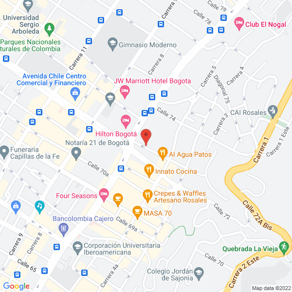 Map of Meditrade C I Ltda.