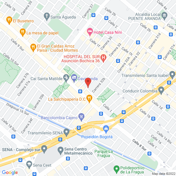 Map of Mónaco Impresores