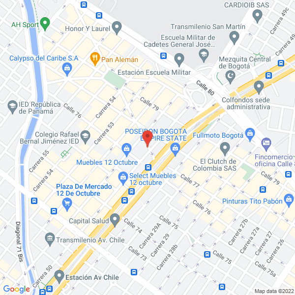 Map of Muebles Y Artesanias Very