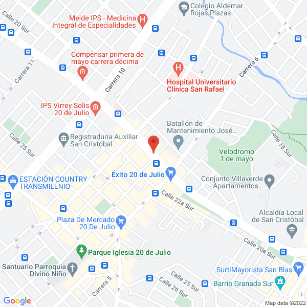 Map of Olicao Identidad Corporativa