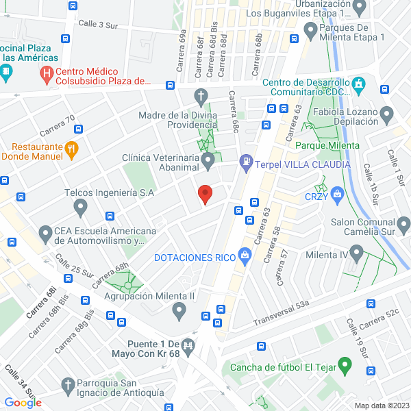 Map of Lr Mantenimiento Técnico Médico Odontológico