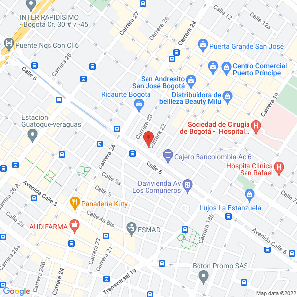 Map of Lujos La 22