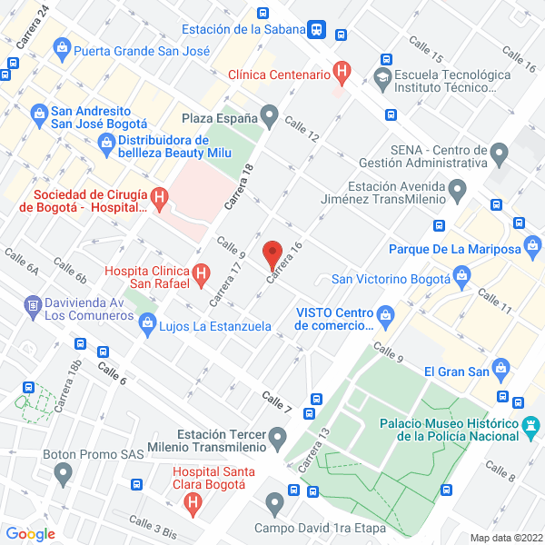 Map of Lujos Ramírez