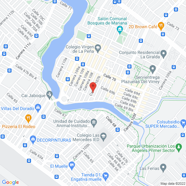Map of Luna Hermanos Embalaje Aeropuerto