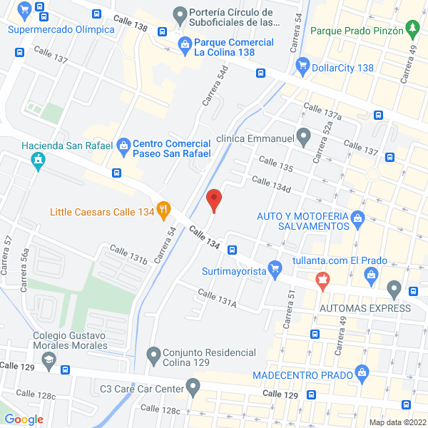 Map of Luque Asociados