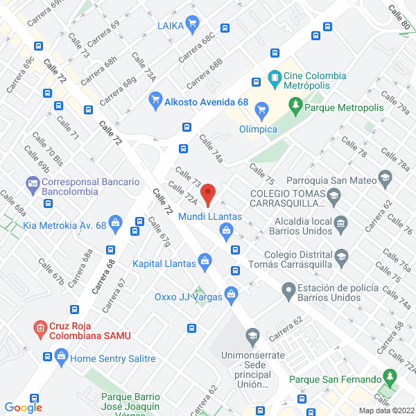 Map of Luz Car Ferretería