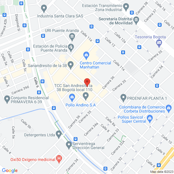 Map of Peluquería Yury