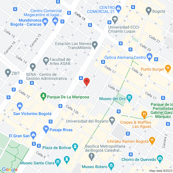 Map of Peña Latina Café Disco