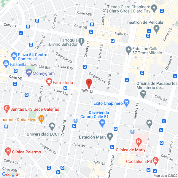 Map of Piedras Y Collares