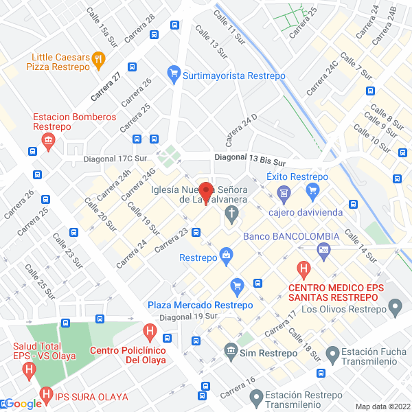 Map of Pieles Terrios
