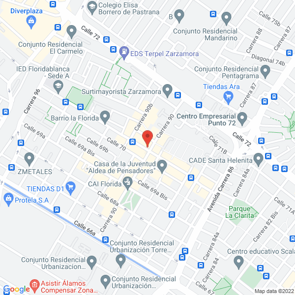 Map of Pietro'S Cueros