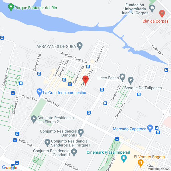 Map of Productos Químicos El Emperador