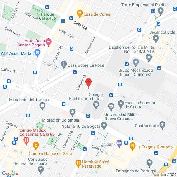Map of Propiedades Raíz Y Vehículos Ltda