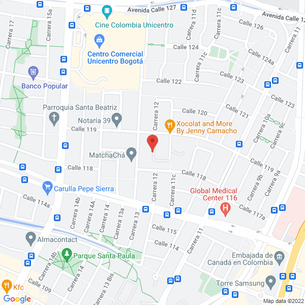 Map of Proyecto 95 S.A.