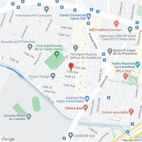 Map of Proyecto Astoria S.A.