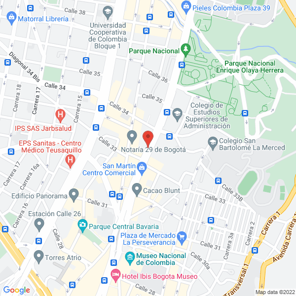 Map of Punto S.A.