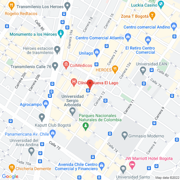 Map of Red Mundial De Liderazgo