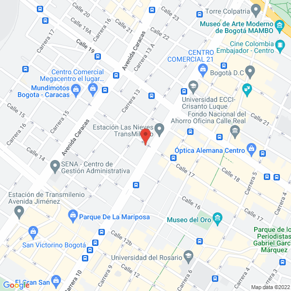 Map of Relieves Luvar