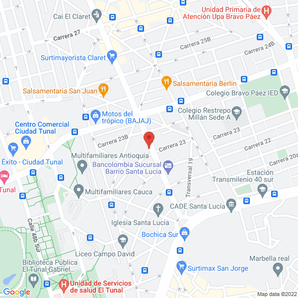 Map of Remate El Santuario