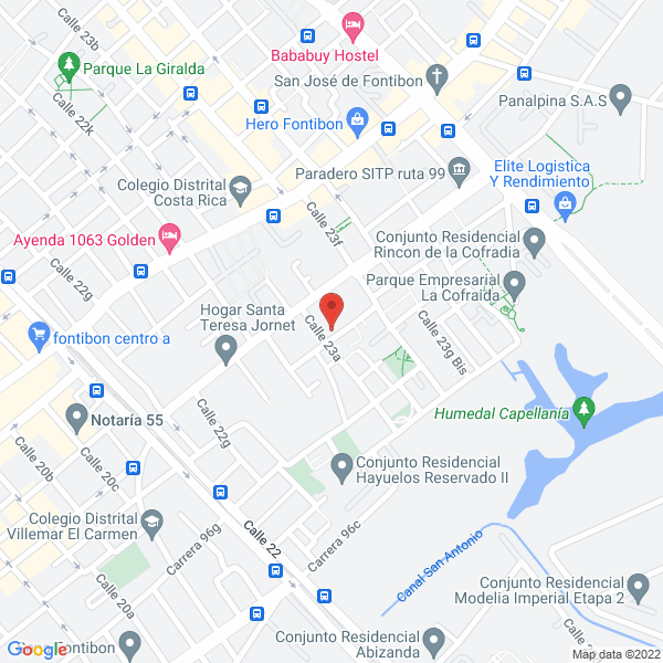 Map of Rengico