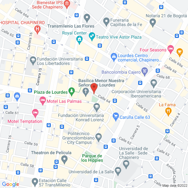 Map of Restaurante Los Vegetarianos