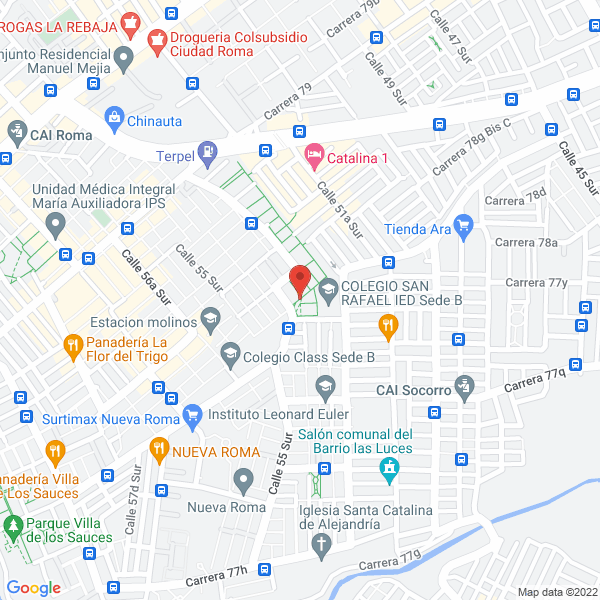 Map of Mercavivero.Com