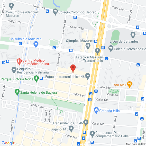 Map of Meridian Servicios Temporales S.A.S.