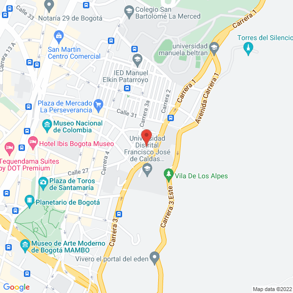 Map of Monica Rodríguez Y Julian Rodríguez Diseño Industrial