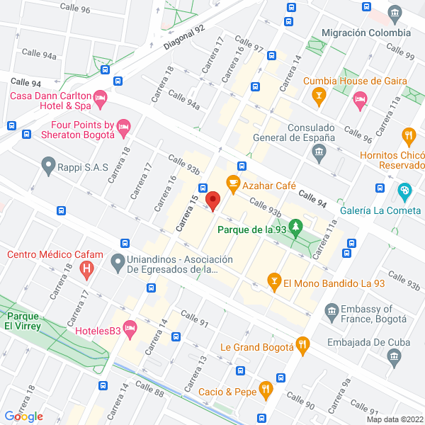 Map of Montes Y Farieta & Cía. S. En C.