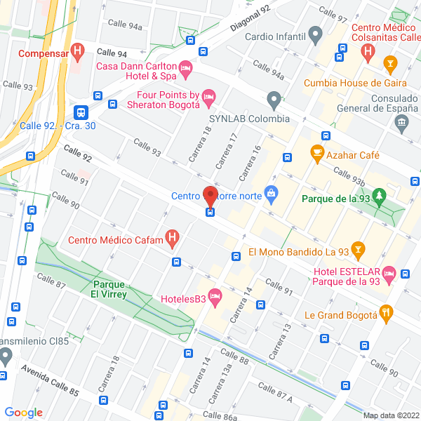 Map of Multiriesgos De Colombia Ltda