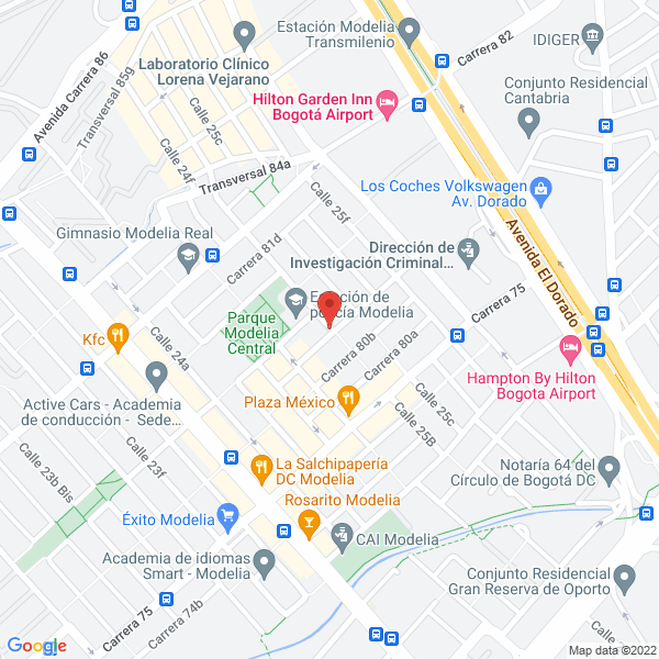 Map of Multitransporte & Logistica De Colombia S.A.S