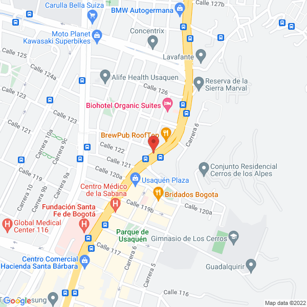 Map of Odin Inversiones Inmobiliarias