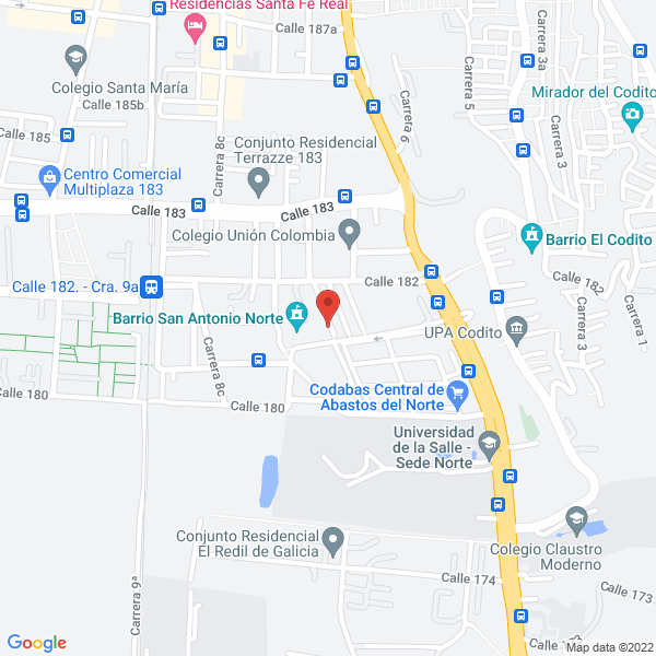 Map of Odontología Familiar Lavernet