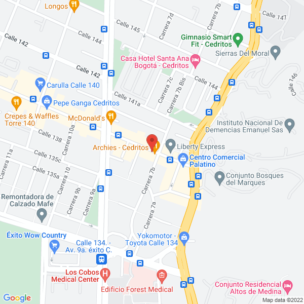 Map of Paradise Stetic Center