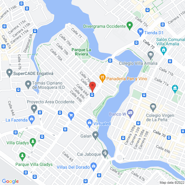 Map of Pinturas Color Center