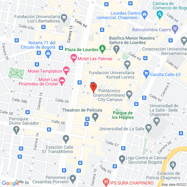 Map of Platino