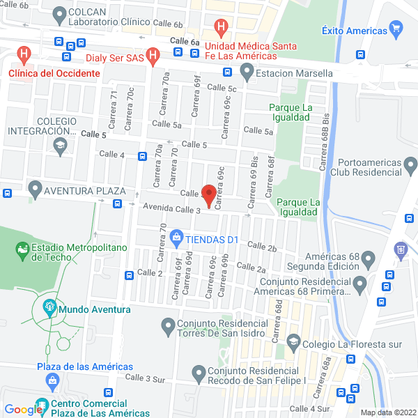 Map of Practiguantes S.A.S