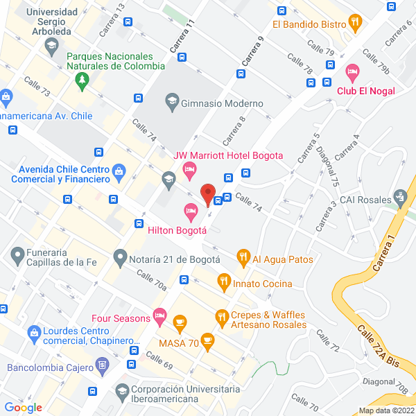 Map of Proyectos .Lta Gerencia S.A.