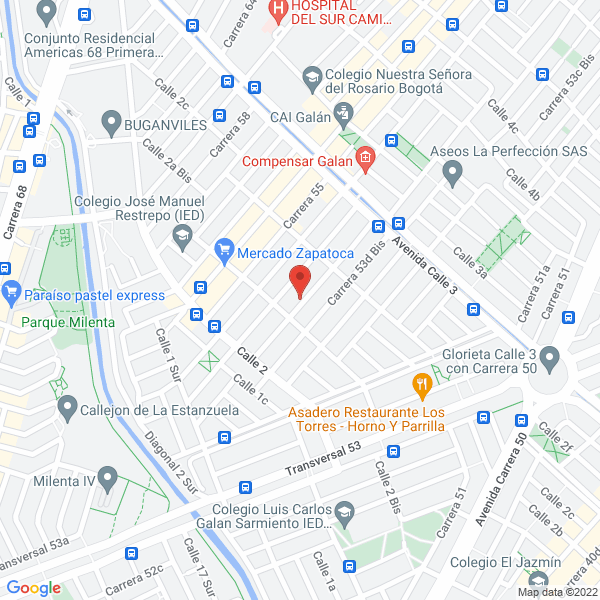 Map of Proyectos Y Servicios Alferez Triana Colombia Ltda