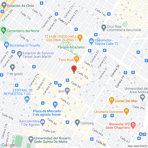 Map of Quality Motos Ltda.