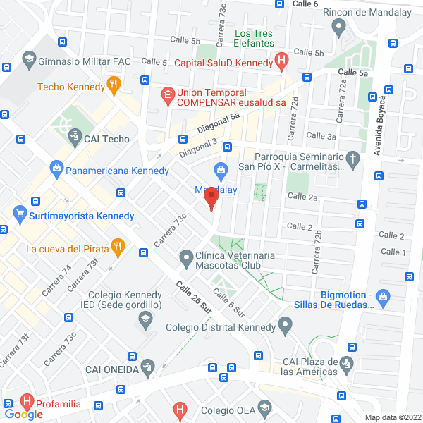 Map of Zeta Técnica Ltda.
