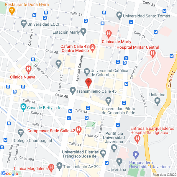Map of Zootech Centro De Diagnóstico Veterinario
