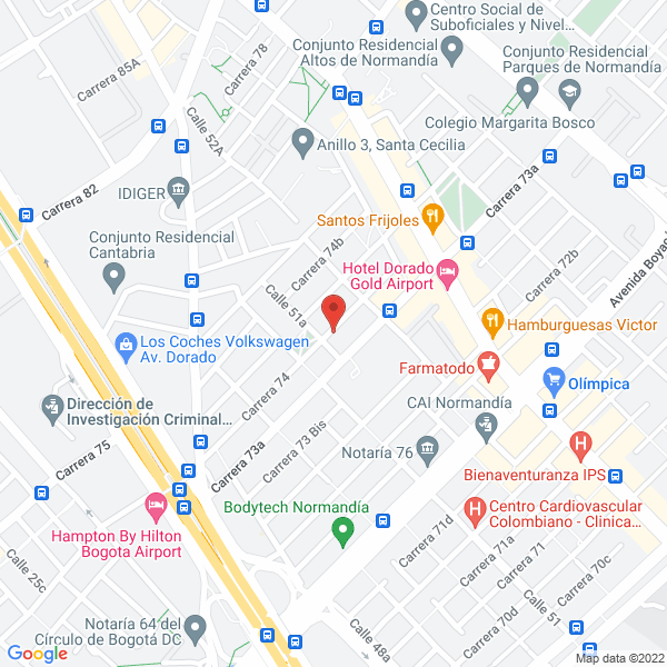 Map of Zue Ltda.