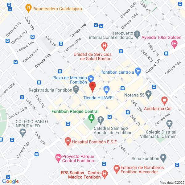 Map of Salsamenta San Marcos