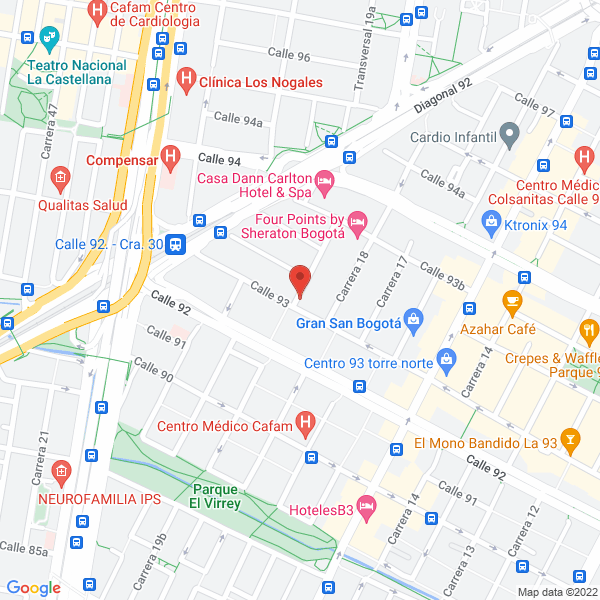 Map of Sesorías Valenzuela Méndez Ltda.